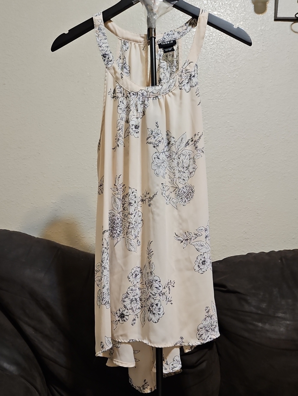 torrid Blush Floral Halter Tank Top